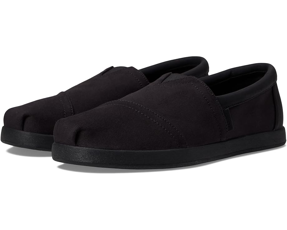 Лоферы TOMS Alpargata Forward Espadrille, цвет Black/Black Brushed Twill/Nubuck