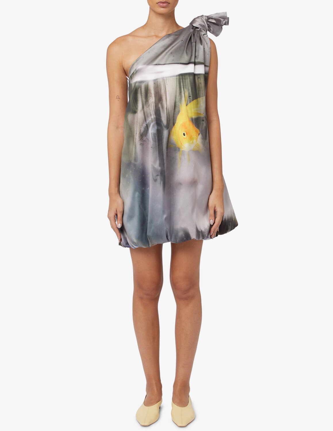 

Платье на одно плечо JW Anderson, разноцветный
