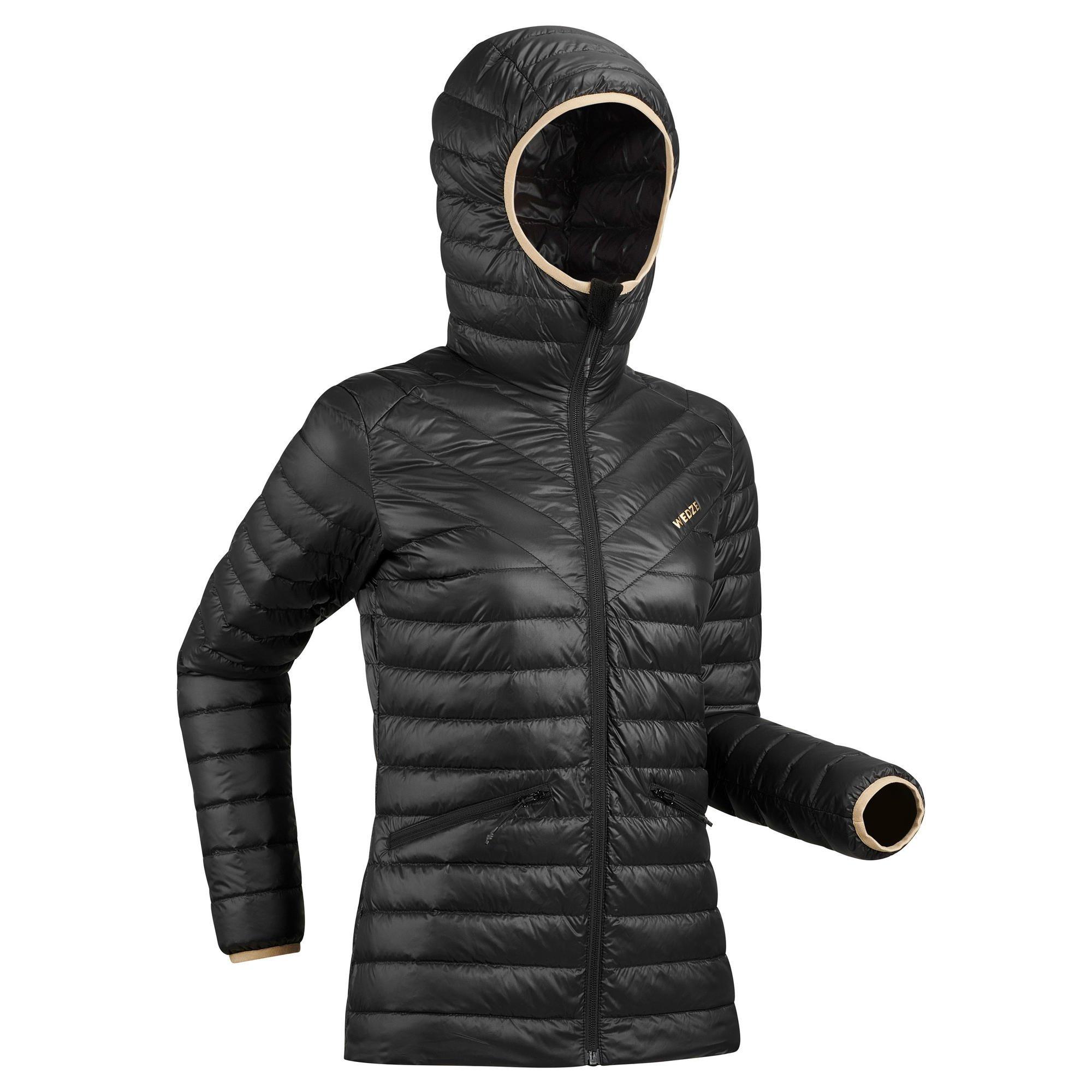 Тонкая и теплая лыжная куртка Decathlon Wedze, черный цена и фото