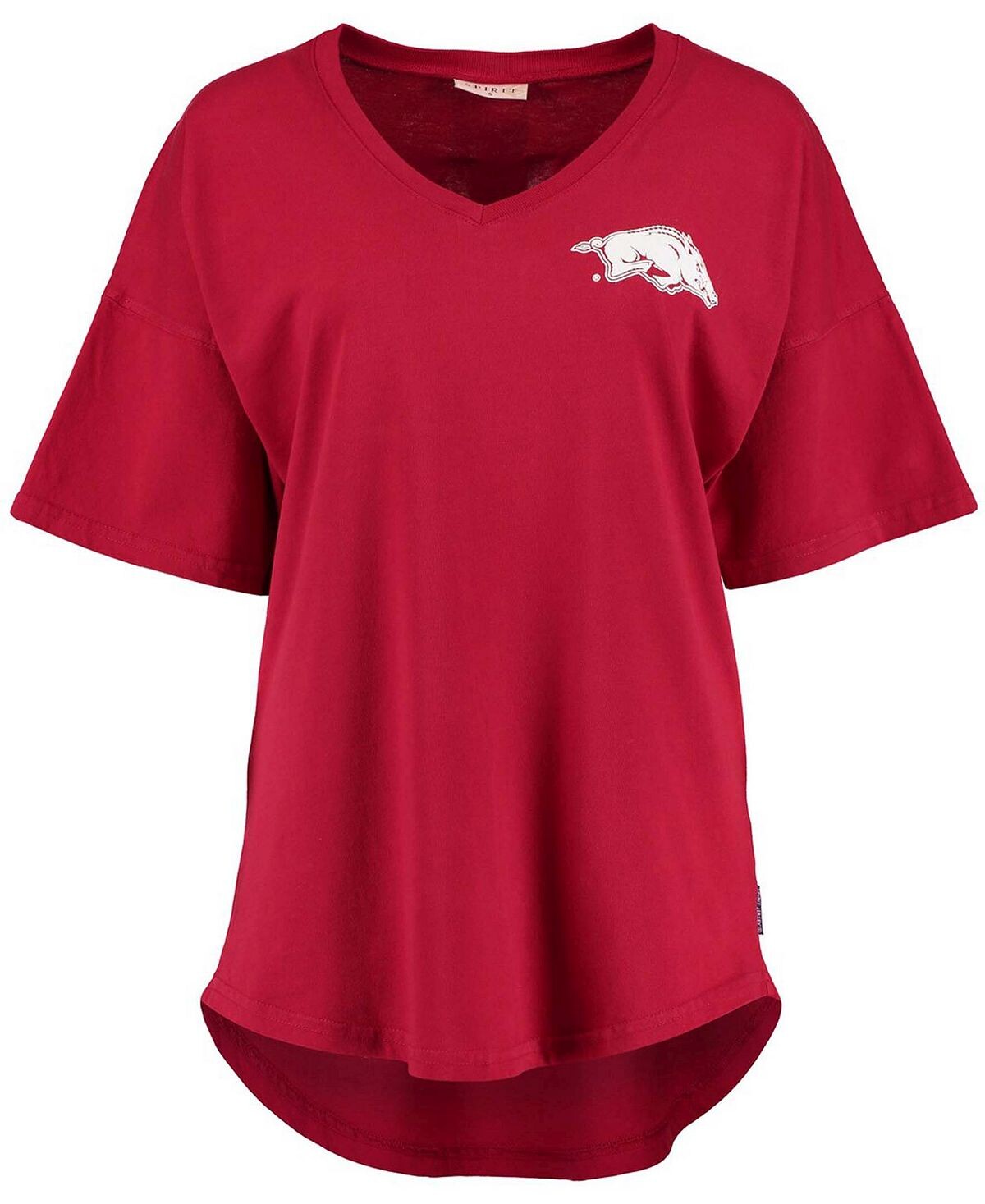 

Женская футболка оверсайз Cardinal Arkansas Razorbacks Spirit Jersey