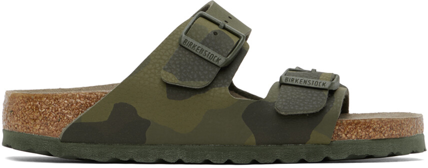 

Узкие сандалии цвета хаки «Аризона» Birkenstock
