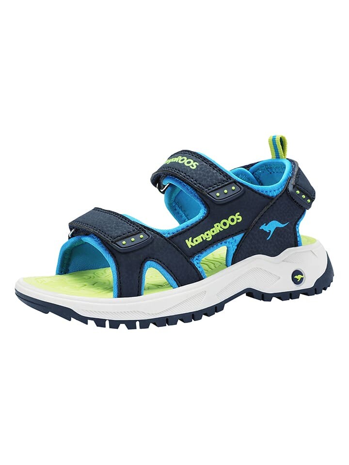 

Сандалии Kangaroos, цвет dunkelblau/grün, Черный, Сандалии Kangaroos, цвет dunkelblau/grün