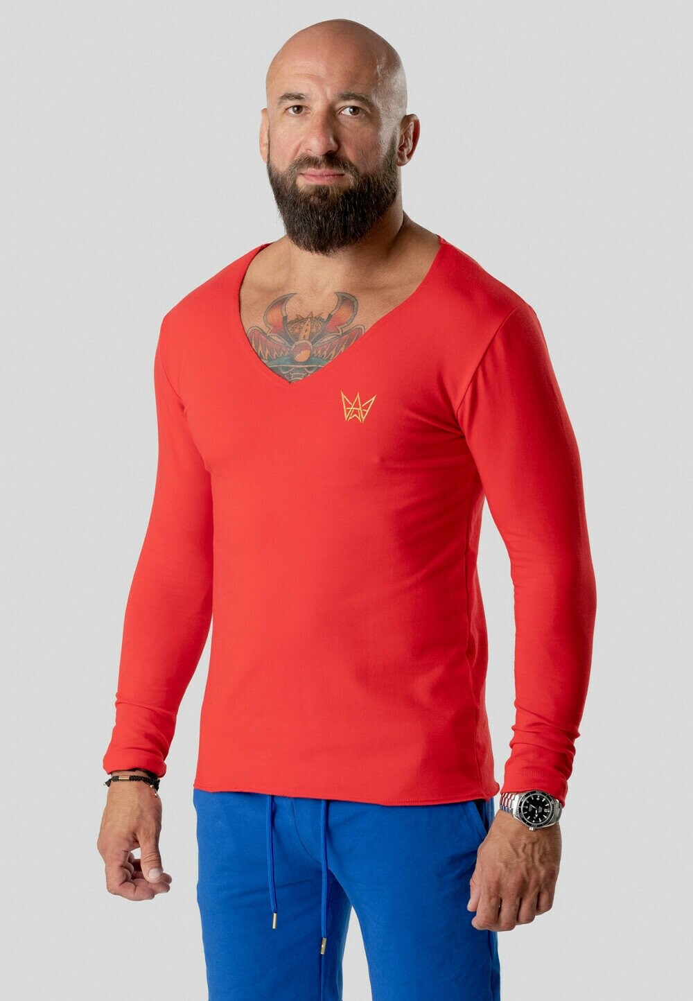 Рубашка с длинным рукавом LONGSLEEVE TRES AMIGOS, цвет red