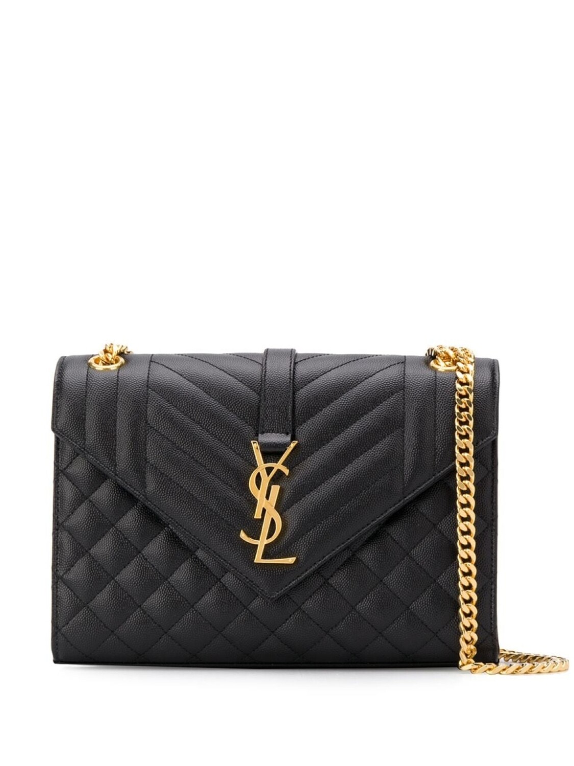 

Saint Laurent сумка на плечо с логотипом, черный