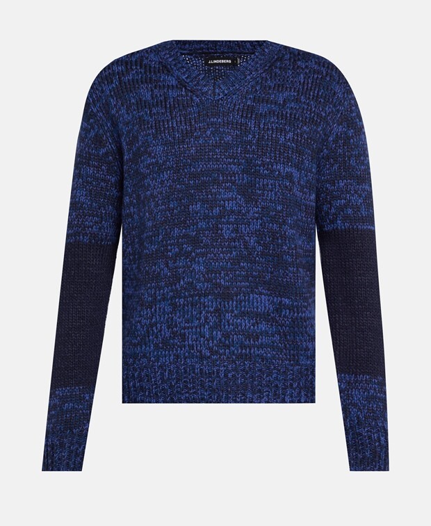 

Шерстяной джемпер J.Lindeberg, цвет Slate Blue
