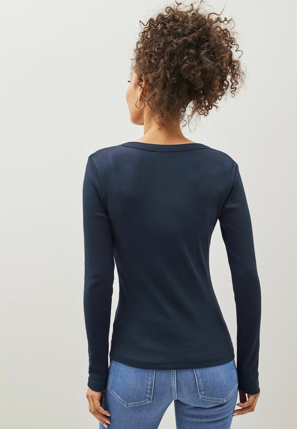 

Футболка с длинным рукавом Henley Button Standard Next, синий