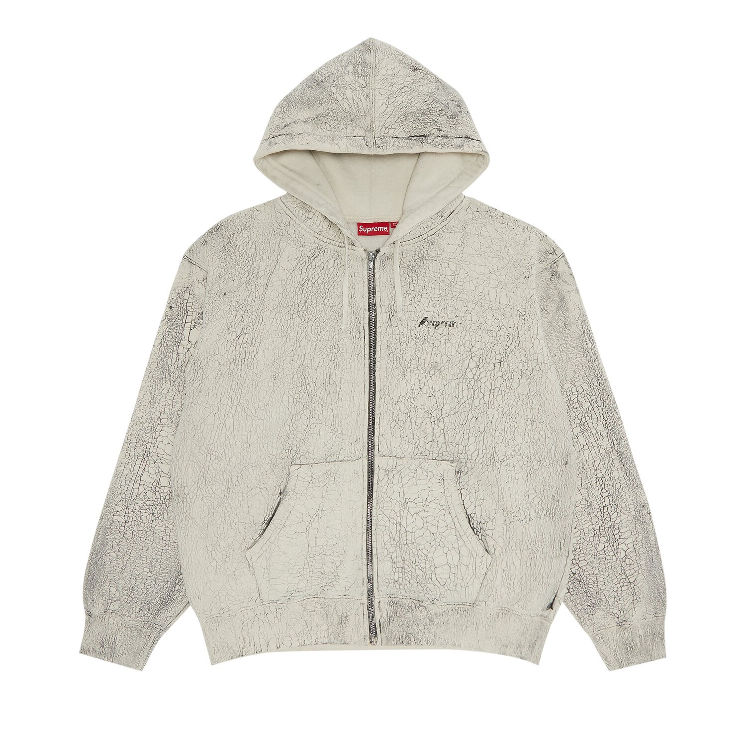 

Толстовка Supreme на молнии с капюшоном, цвет Натуральный