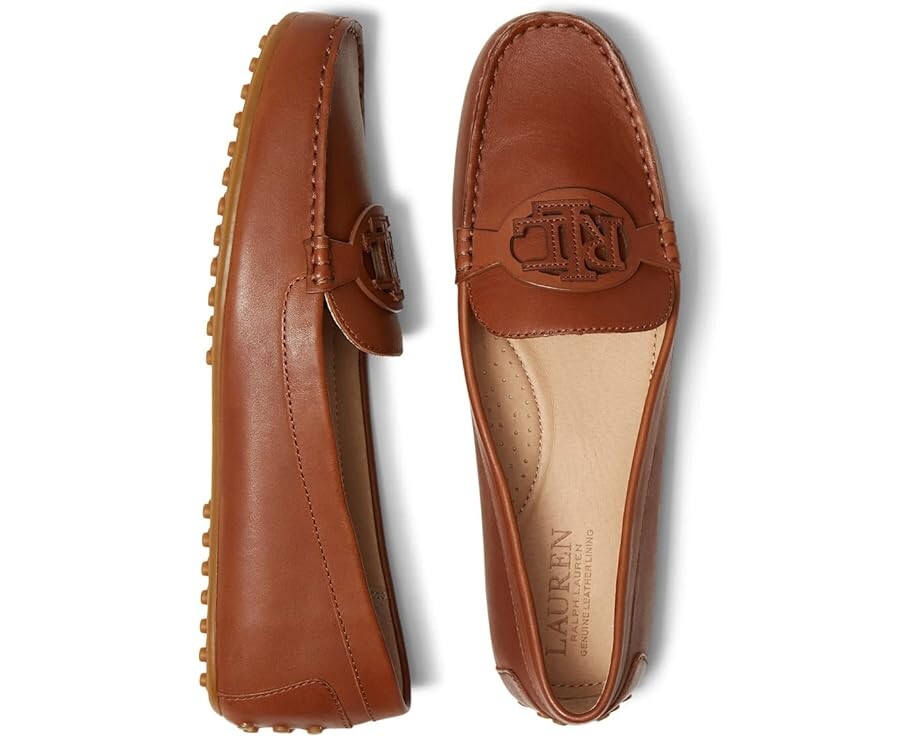 

Лоферы LAUREN Ralph Lauren Brynn Driver Loafer, цвет Deep Saddle Tan