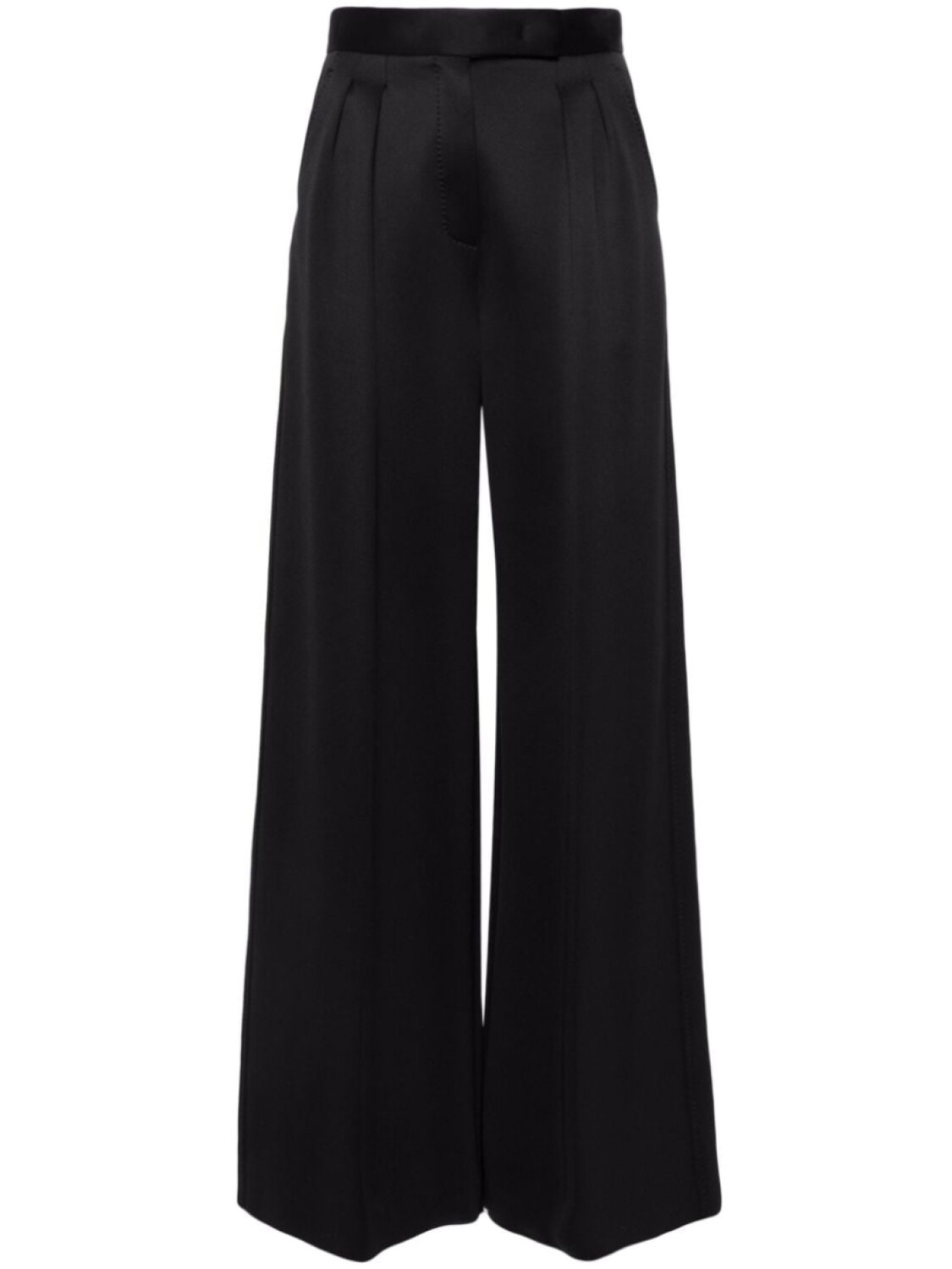 

Max Mara широкие брюки со складками, черный