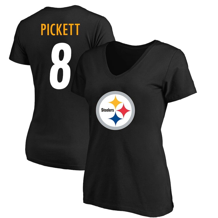 

Футболка с именем и номером Fanatics Branded Pittsburgh Steelers, черный