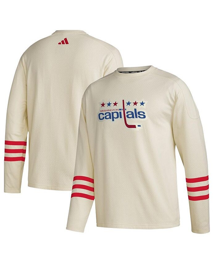 

Мужской кремовый свитер Washington Capitals AEROREADY пуловер adidas, тан/бежевый