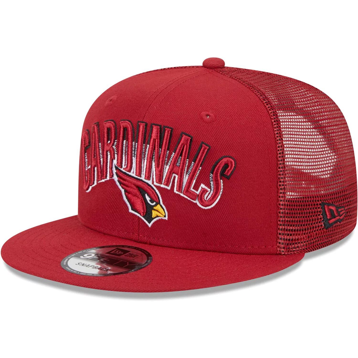 Мужская кепка Snapback New Era Cardinal Arizona Cardinals Grade Trucker 9FIFTY