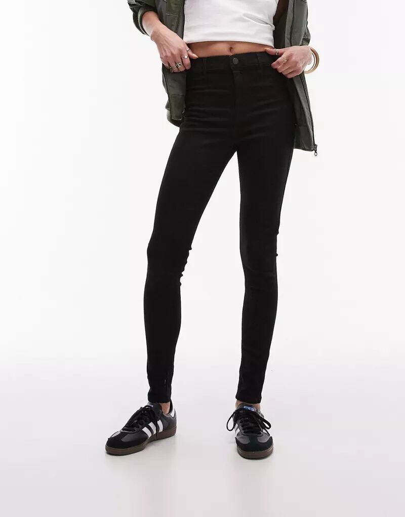 

Черные джинсы с поддержкой Topshop Joni, Черный