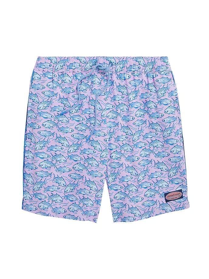 

7-дюймовые плавки с принтом Chappy Vineyard Vines, цвет bonito sea grape