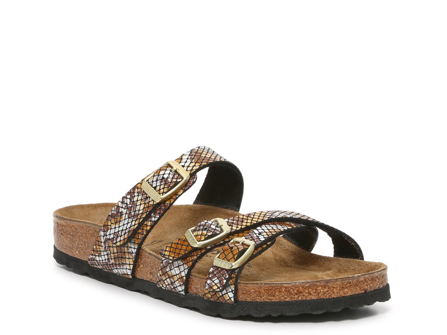 

Сандалии женские Birkenstock Franca, коричневый / серебристый