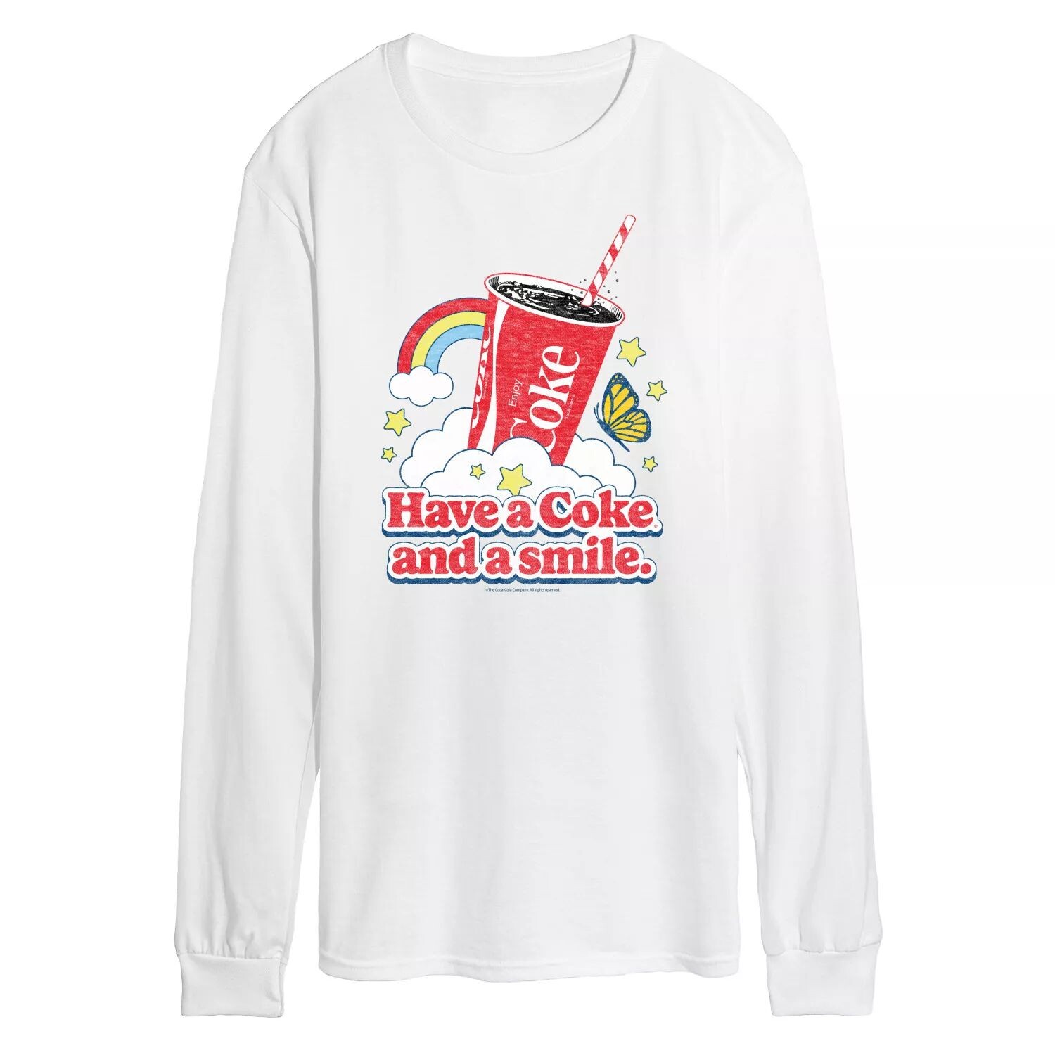 

Мужская футболка Coca-Cola с рисунком Coke And A Smile Licensed Character