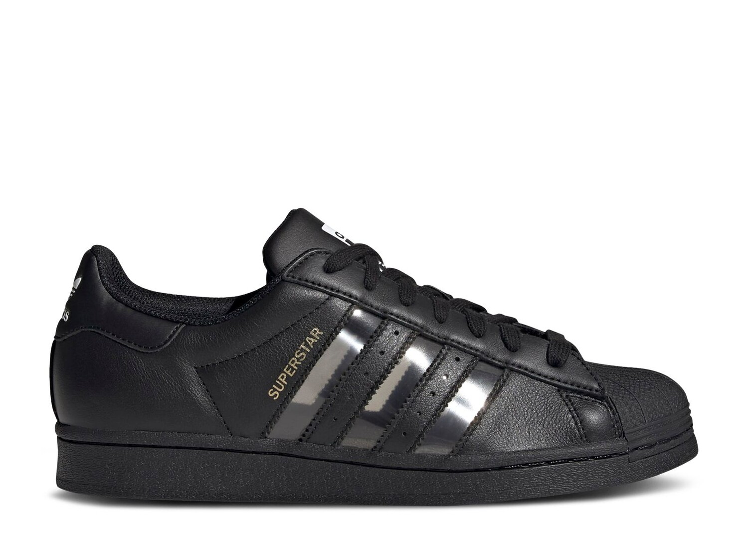 

Кроссовки adidas Superstar 'Black Transparent', черный