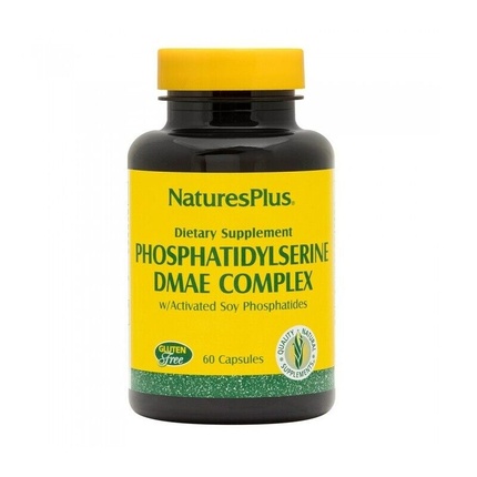 Комплекс фосфатидилсерина Dmae, 60 капсул, Nature'S Plus naturesplus комплекс фосфатидилсерина с дмэа 60 вегетарианских капсул