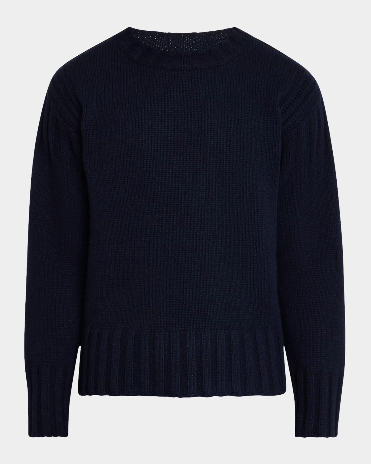 

Мужской кашемировый свитер с круглым вырезом Jil Sander, индиго