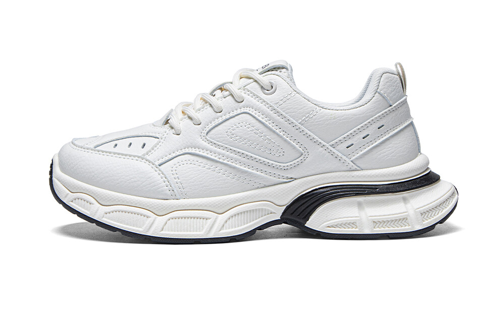 

Кроссовки RENBEN Chunky Sneakers Women's Low-top Beige/black, бежевый