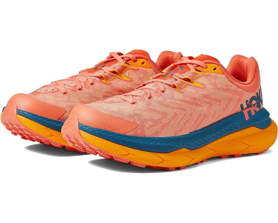 

Кроссовки Hoka Tecton X, цвет Camellia/Blue Coral