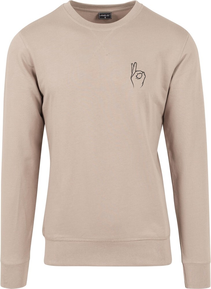 

Пуловер Mister Tee Easy Sign Crewneck, бежевый
