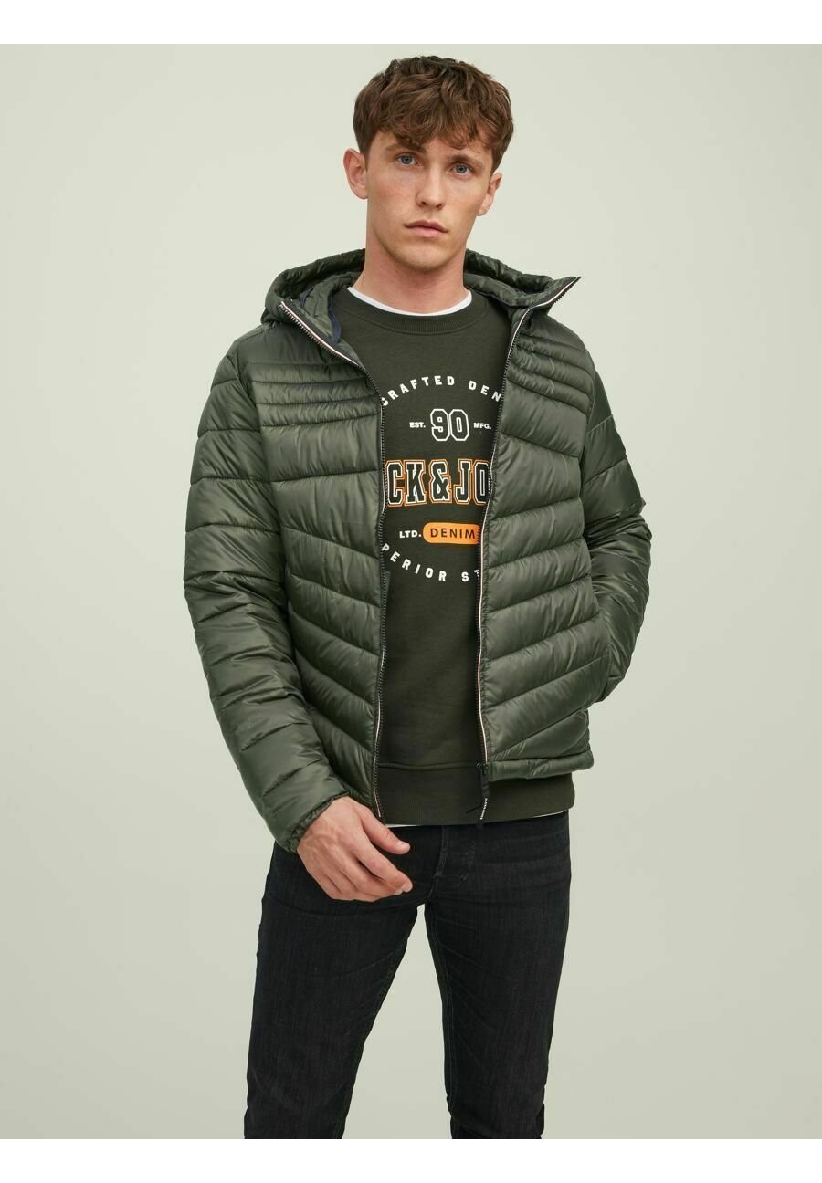 

Зимняя куртка Jack & Jones WATTIERTE LEICHTE KAPUZEN, цвет rosin