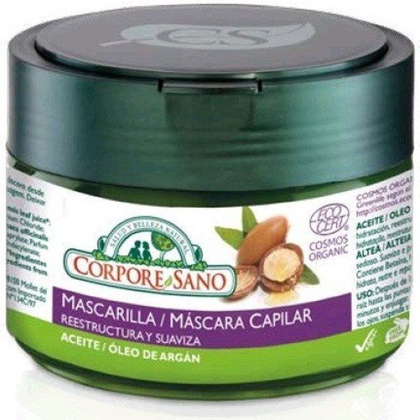 цена Маска против вьющихся волос Mascarilla Capilar Cosmos Organic Corpore Sano, 300 мл