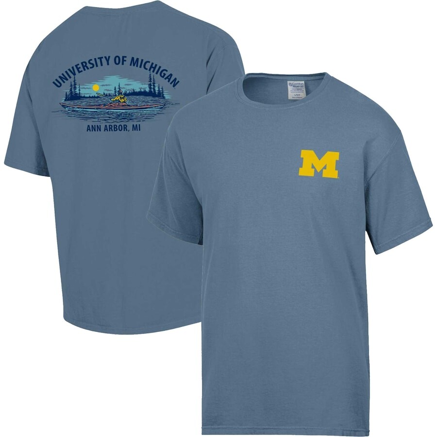 

Футболка с коротким рукавом Comfort Wash Michigan Wolverines, нави