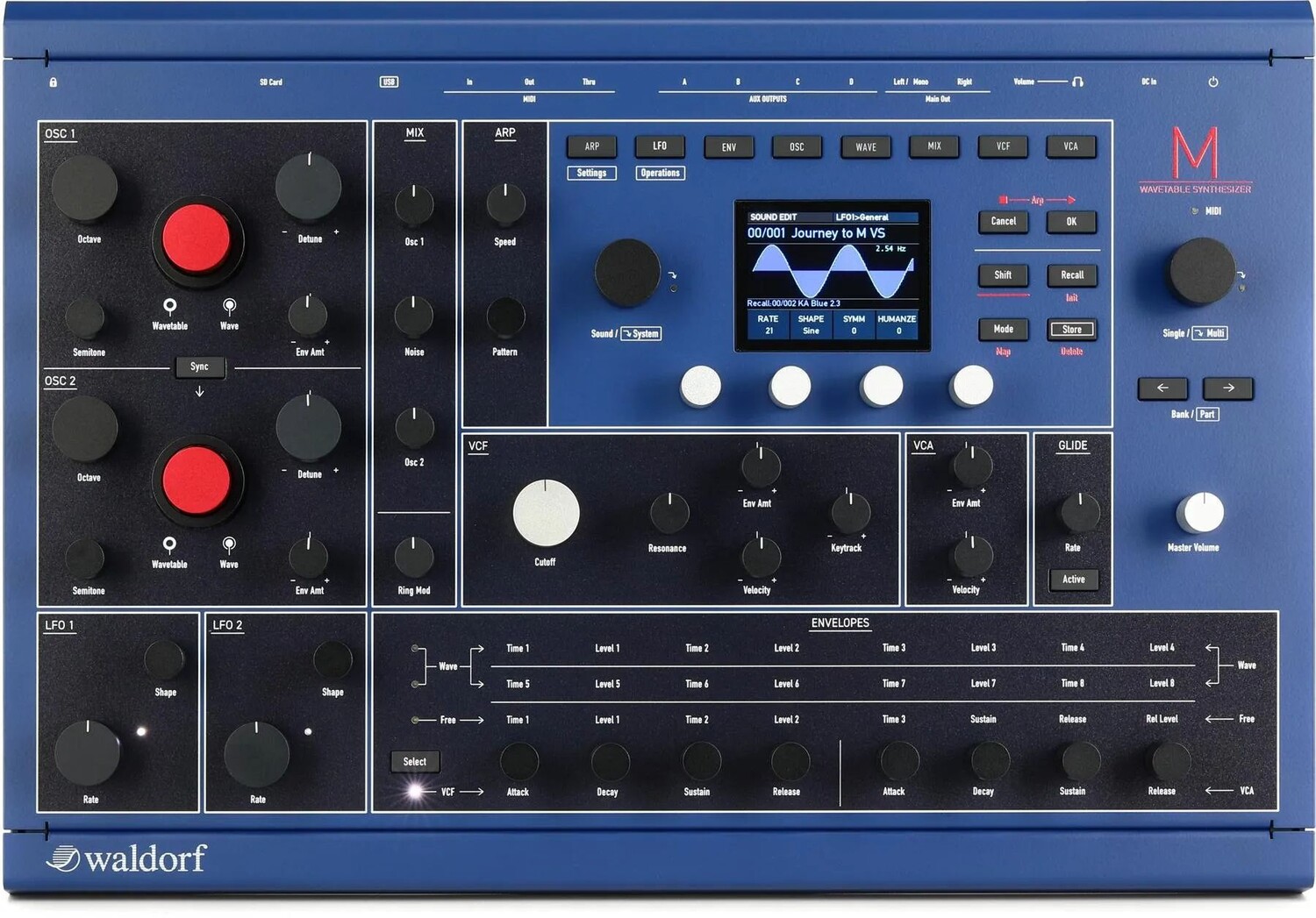 

Настольный синтезатор Waldorf M Wavetable