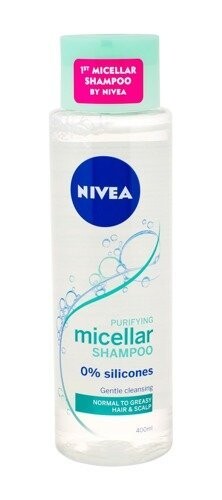 

Шампунь для волос для женщин, 400 мл Nivea, Micellar Shampoo Purifying