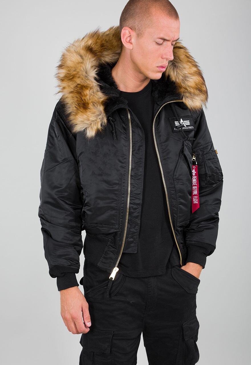 

Куртка Alpha Industries Jacke 45P Hooded, черный