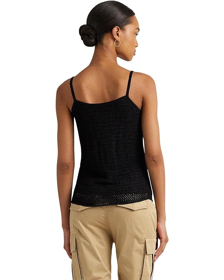 

Свитер LAUREN Ralph Lauren Linen-Blend Sweater Tank Top, черный