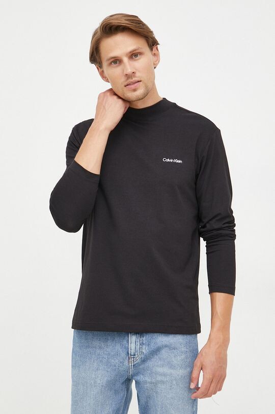 

Футболка с длинными рукавами Calvin Klein, черный