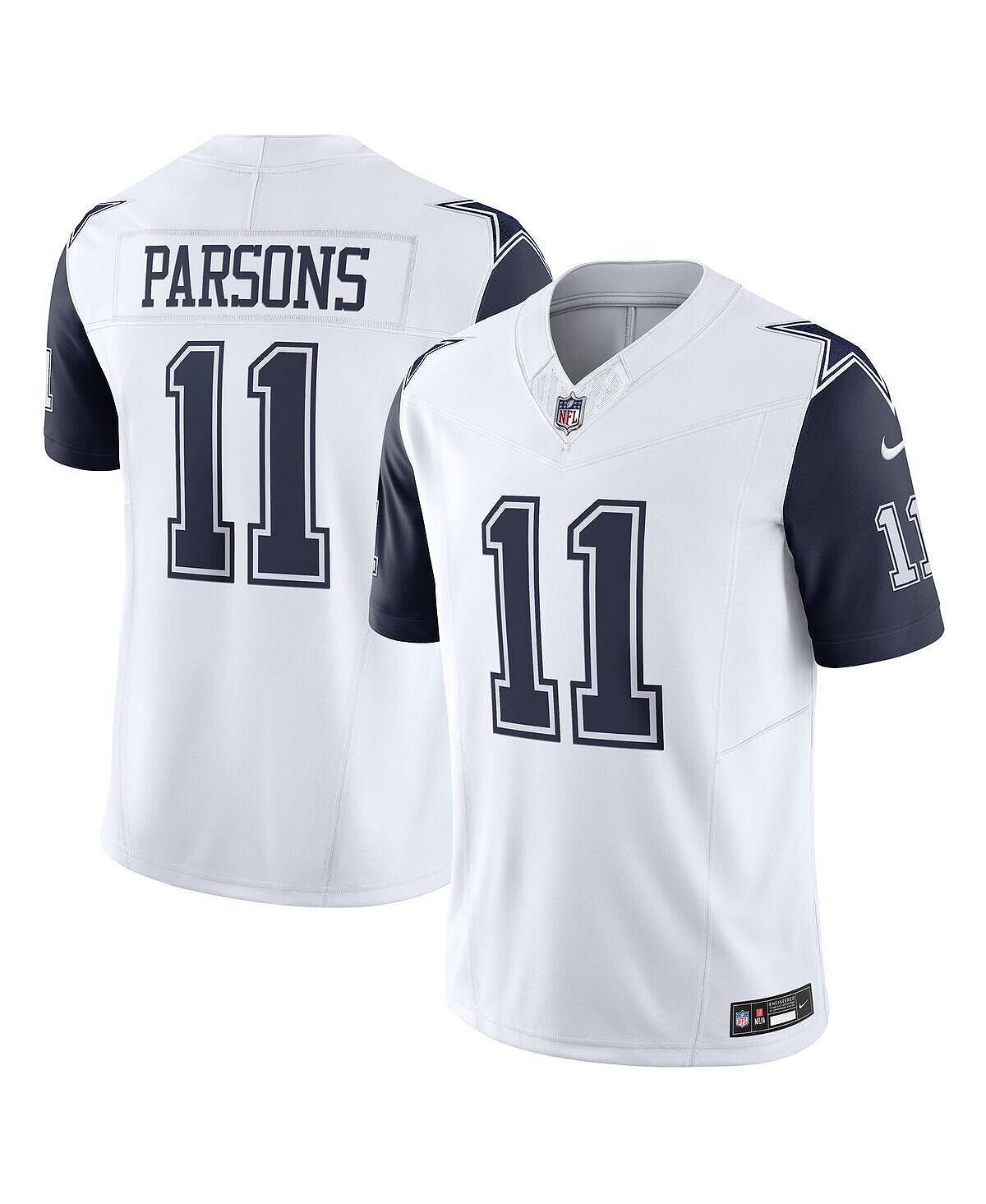 

Мужские кроссовки Micah Parsons White Dallas Cowboys Vapor F.U.S.E. Ограниченный Джерси Nike