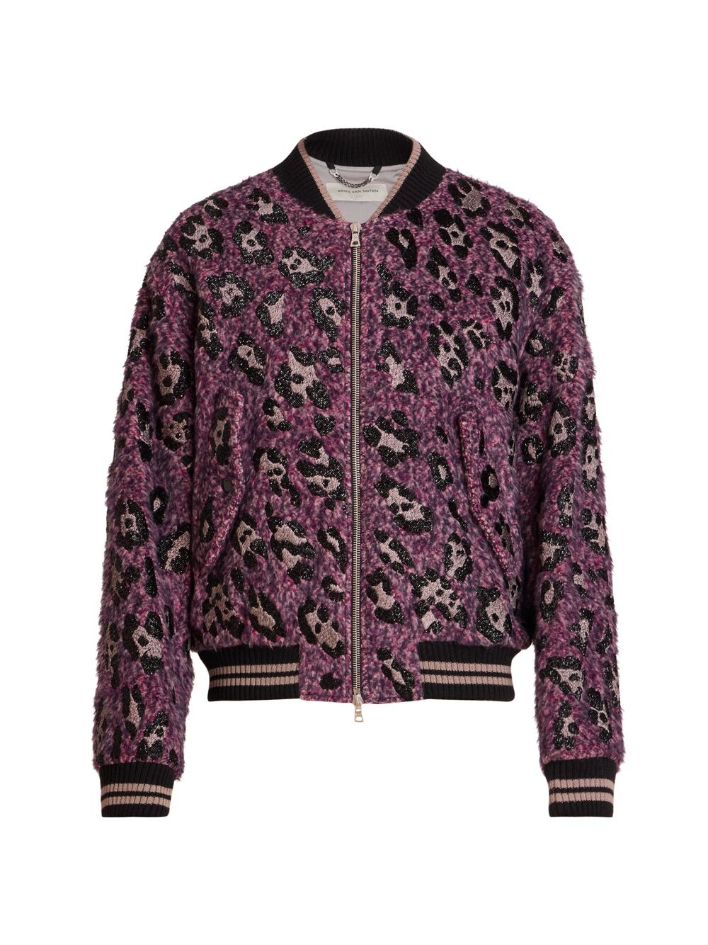 

Бомбер Verso Tris с вышивкой Dries Van Noten, Коричневый