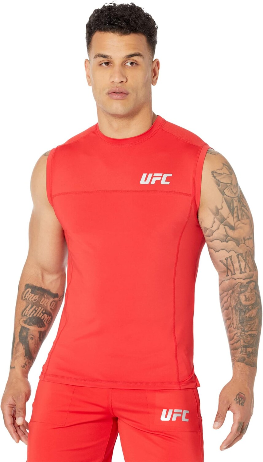 

Футболка без рукавов с круглым вырезом UFC, красный