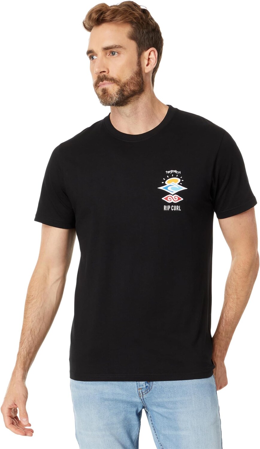 

Значок поиска Футболка с короткими рукавами Rip Curl, черный