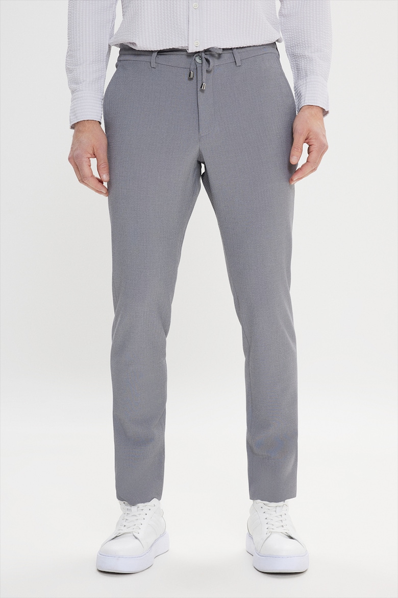 

Узкие брюки чинос Ac&Co, серый