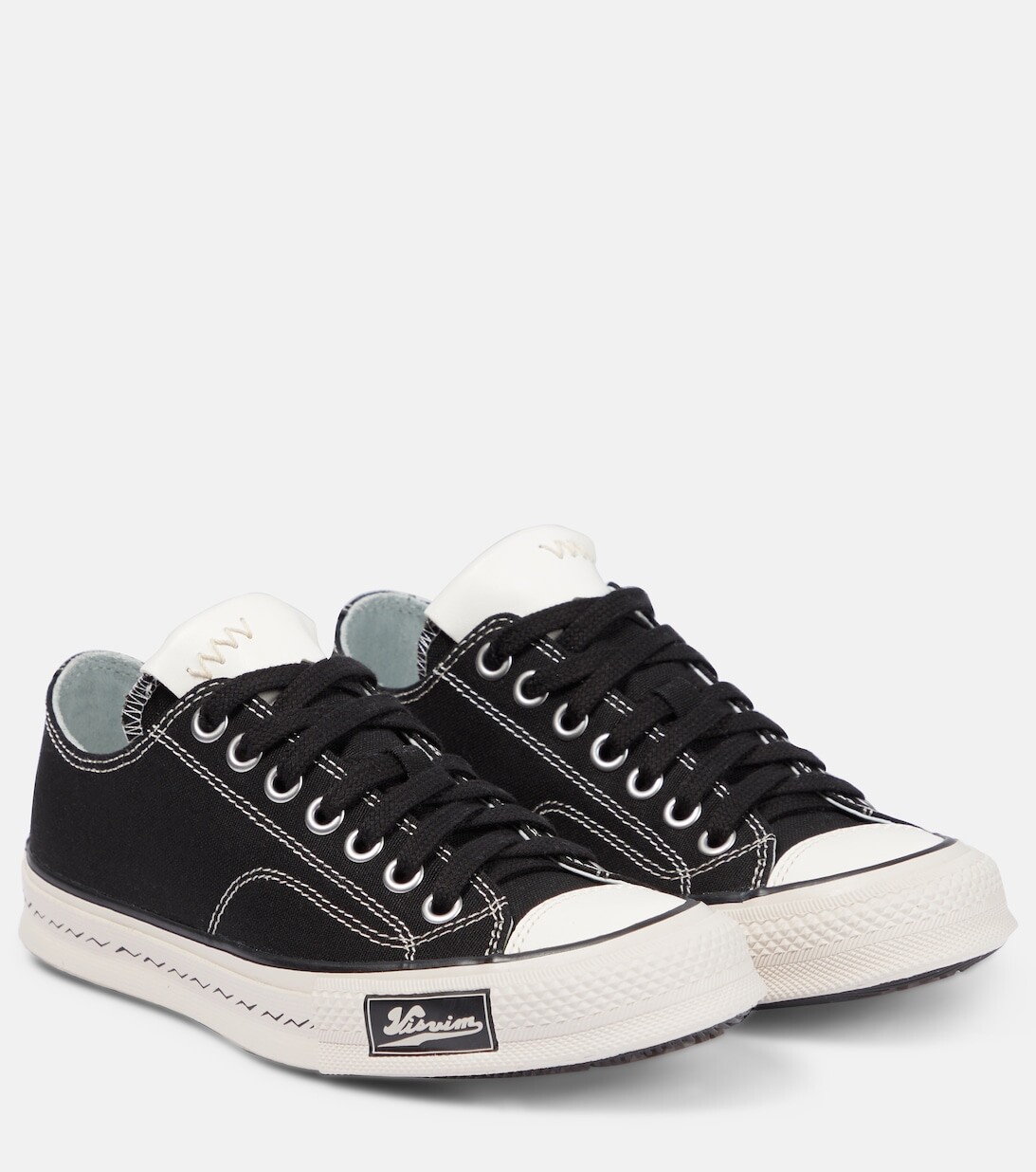 

Низкие кеды Skagway из плотной ткани Visvim, черный