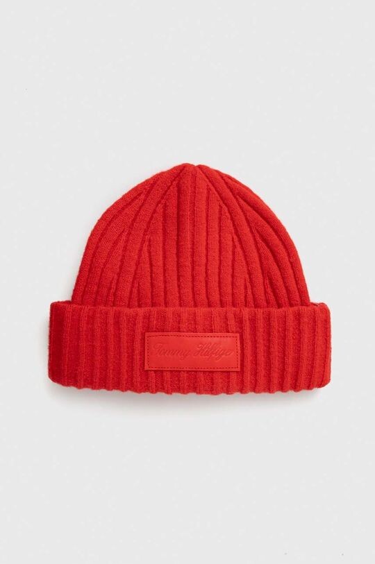 

Шапка из смесовой шерсти Tommy Hilfiger, красный