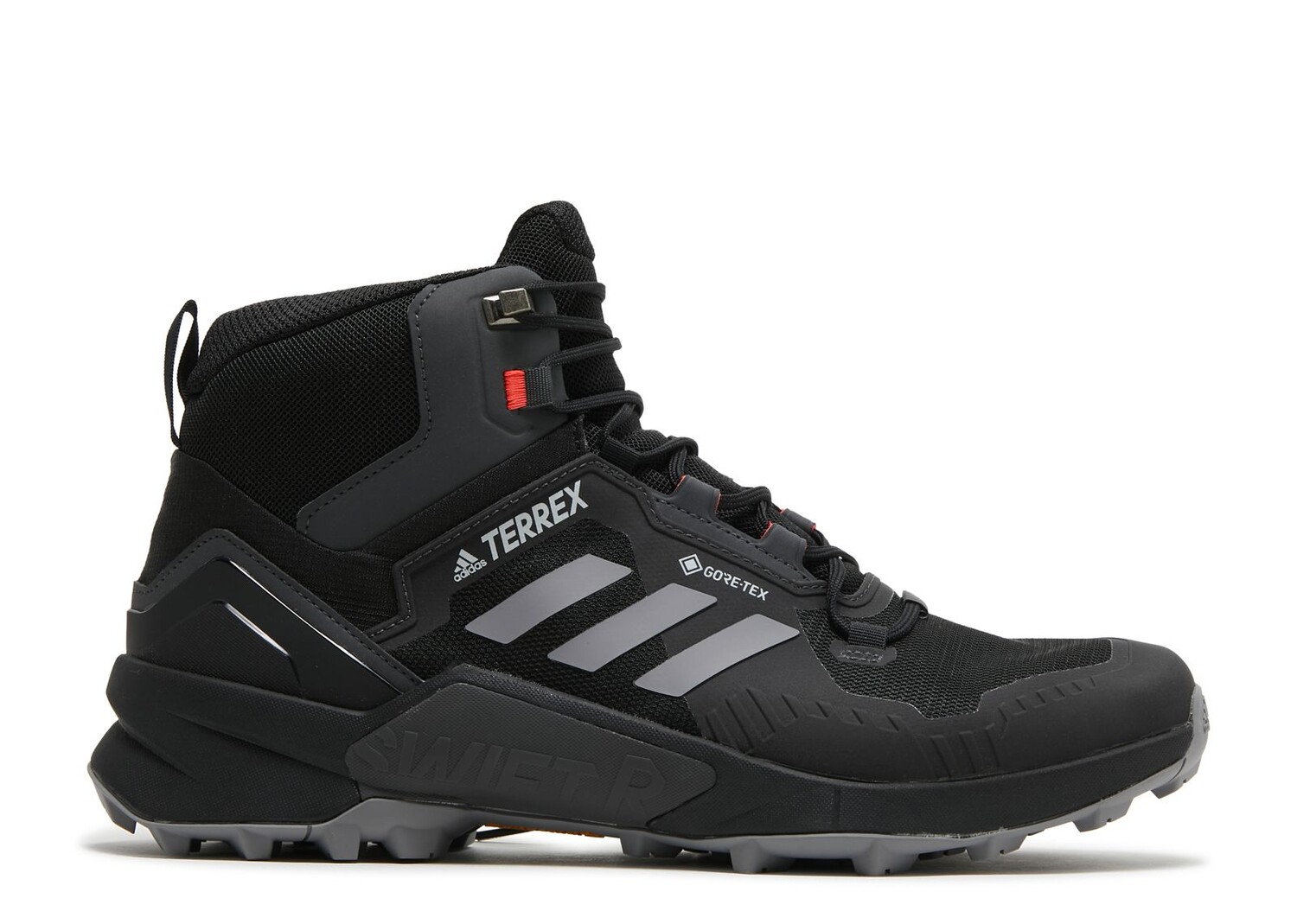 

Кроссовки adidas Terrex Swift R3 Mid Gore-Tex 'Black Grey', черный
