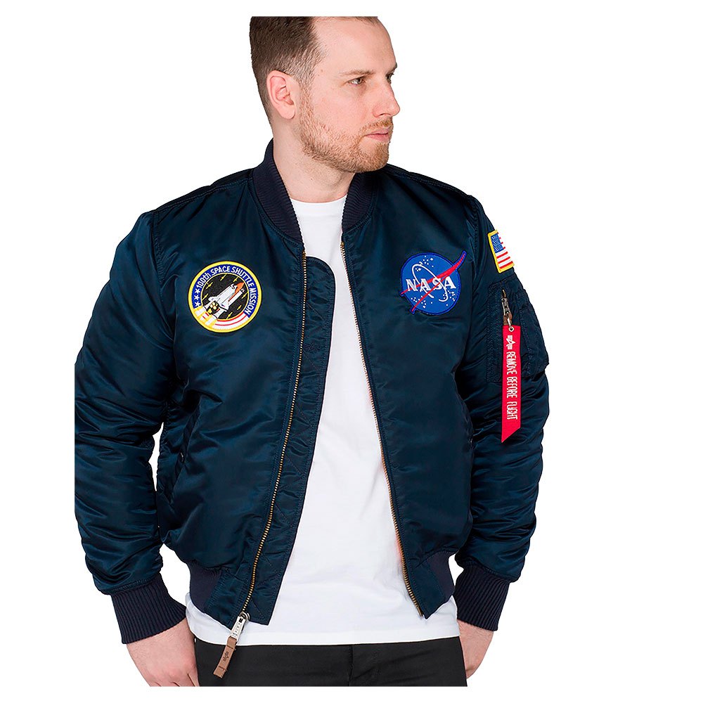 куртка alpha industries ma 1 vf nasa Куртка Alpha Industries MA-1 VF NASA, синий