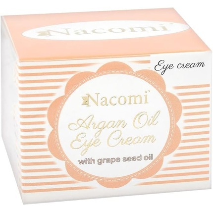 Крем для глаз с натуральным аргановым маслом и маслом виноградных косточек 15 мл, Nacomi