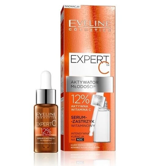 

Сыворотка-витаминная инъекция на ночь, 18 мл Eveline Cosmetics, Expert C