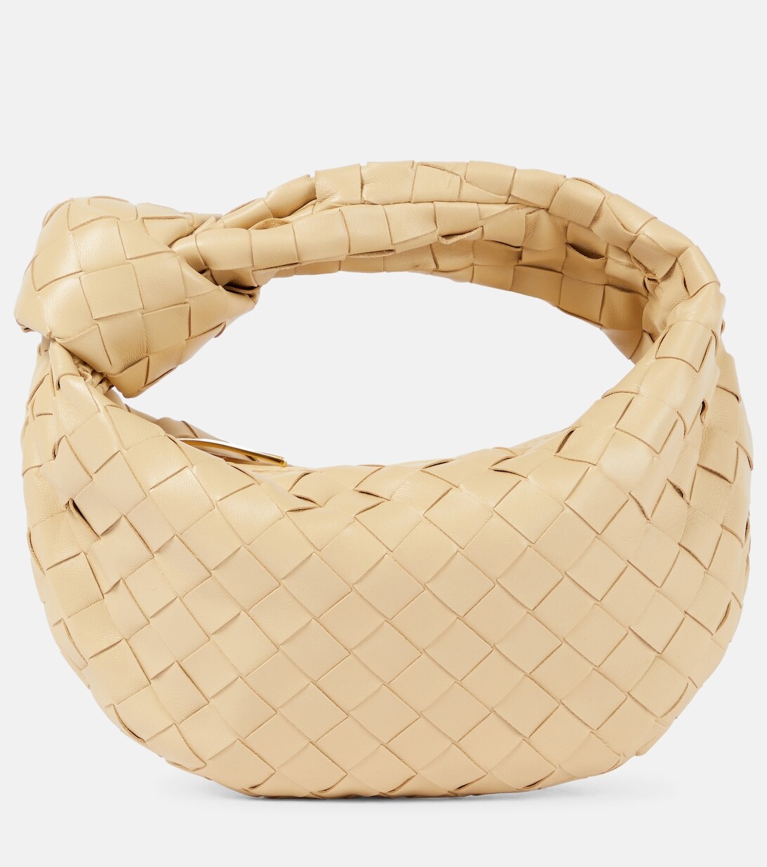 

Сумка-тоут Jodie Mini из кожи Bottega Veneta, бежевый