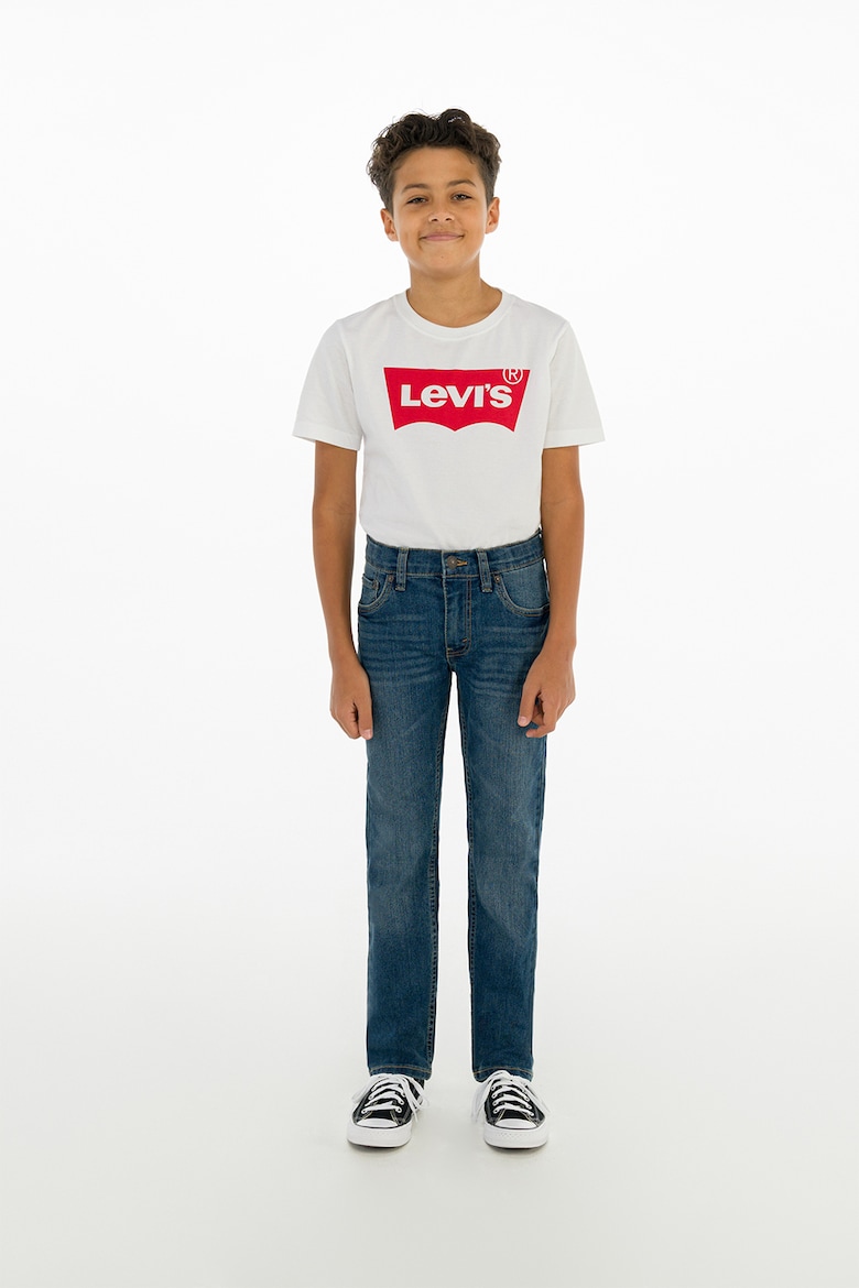 Прямые джинсы с потертым эффектом Levi'S, синий