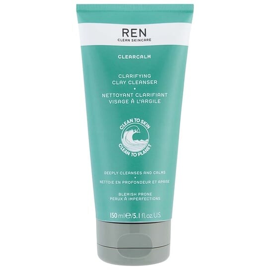 

Глубоко очищающий гель для лица, 150 мл Ren, Clearcalm Clarifying Clay Cleanser