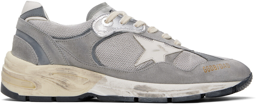 

Серые кроссовки Dad-Star Golden Goose, цвет Grey/Silver/White