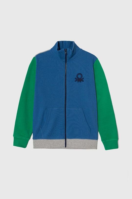 

Детская хлопковая толстовка United Colors of Benetton, синий